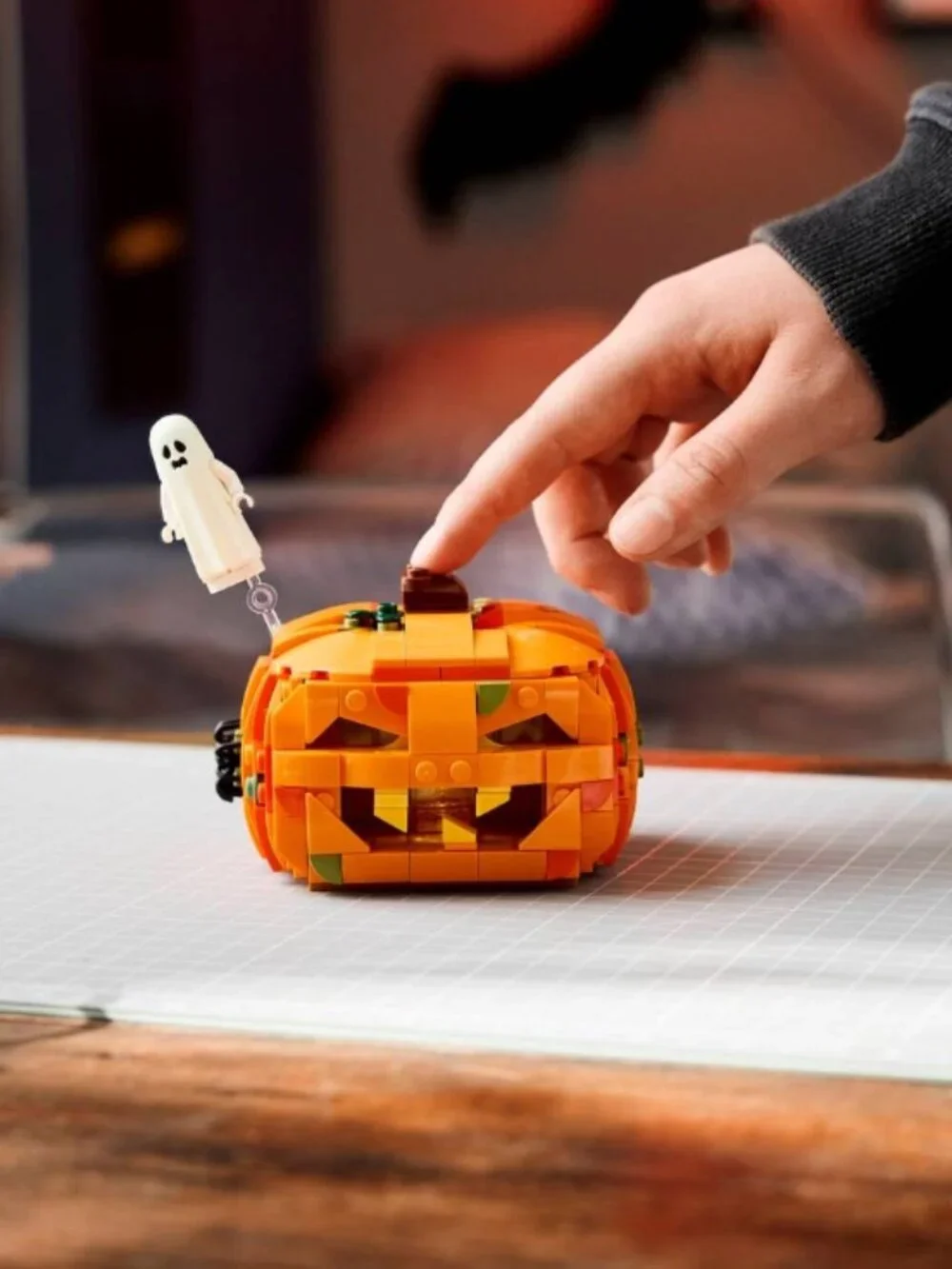Lego 40872 Halloween Pumpkin Lantern Lights Up NIB New Sealed